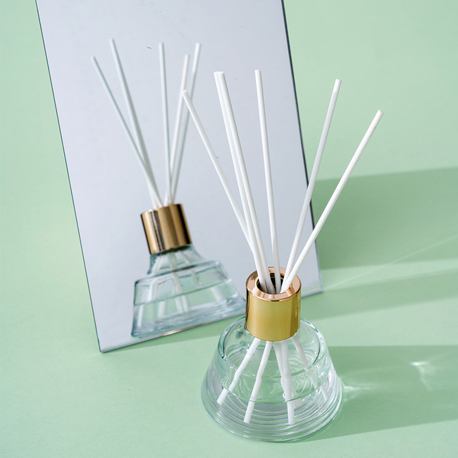 Custom printed bottle glass perfume aromatherapy empty perfume bottles empty aroma diffuser glass bottle