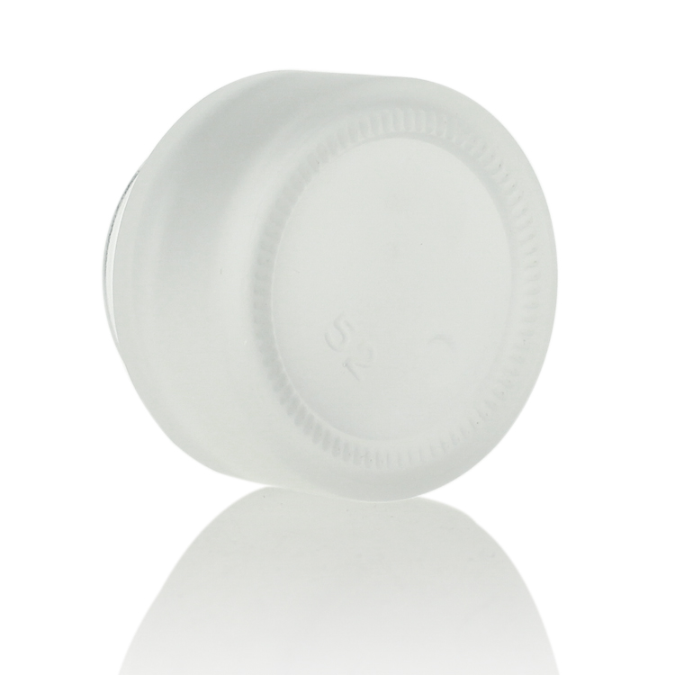 Custom printed luxury frosted face cream container cosmetic glass jar 20g with acrylic cap