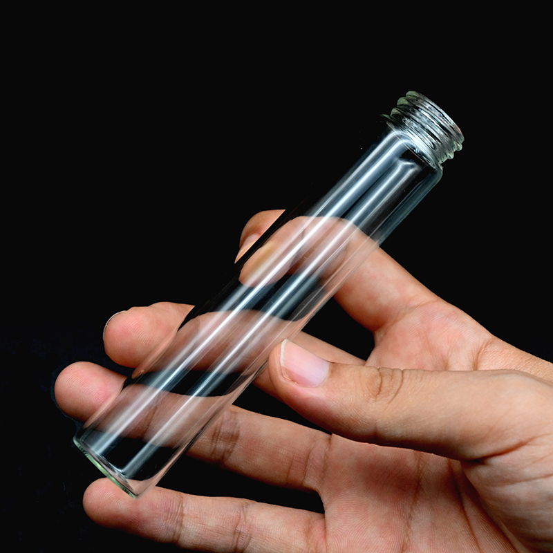 Custom printing Cone Prerolled clear child resistant round glass pre roll tube packaging