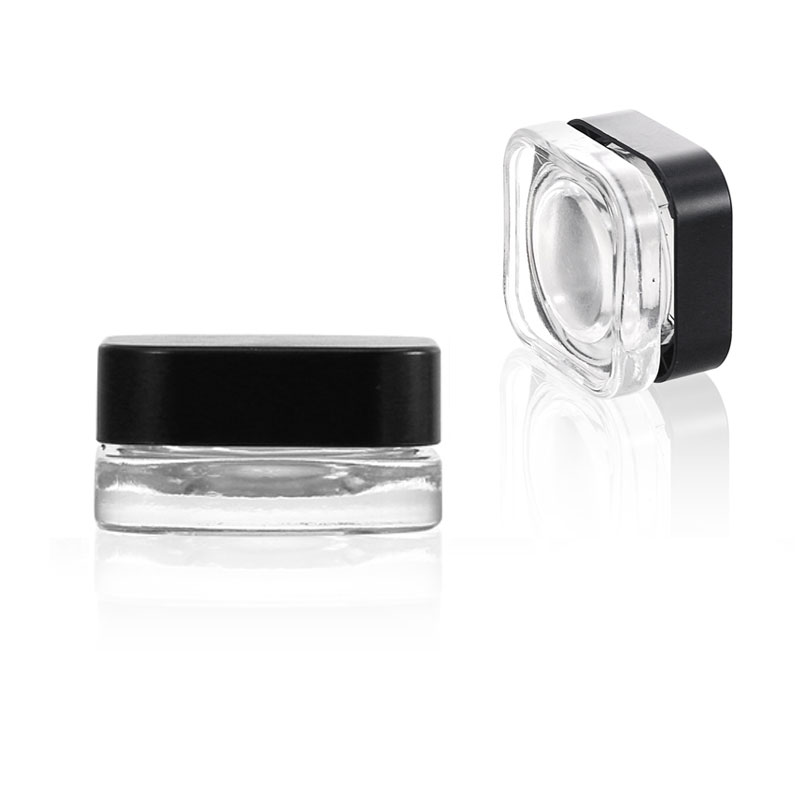 Custom producing 5ml 9ml CBD mini glass jar