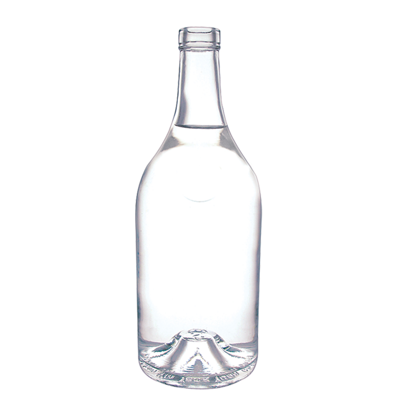 Custom rectangular shape whiskey glass bottle 500ml