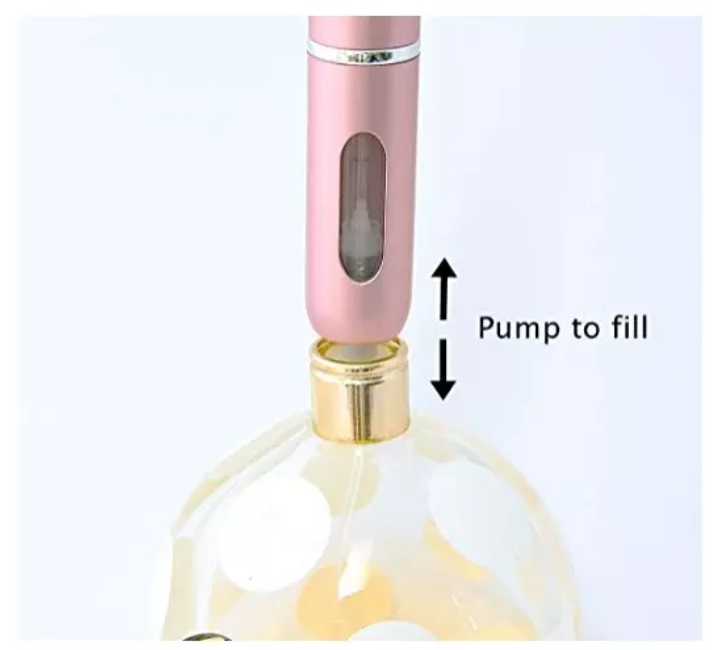 Custom refillable perfume spray bottle atomizer bottle