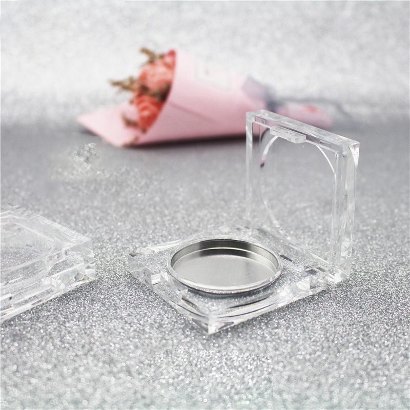 Custom single eye shadow packaging cosmetic blush lighter lipstick eyeshadow palette