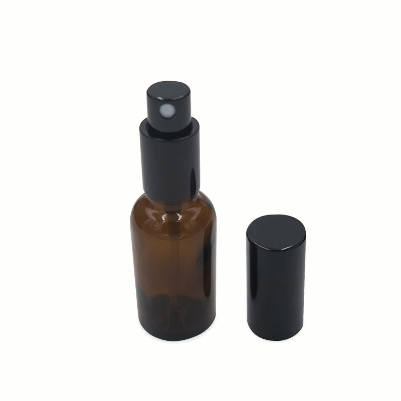 Custom types of spray mist bottle nozzle spray bottle 50 ml 100 ml 120 ml glass screen printing for thick liquid