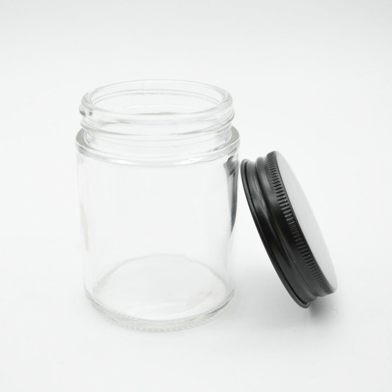 Custom wholesales candle jars for home decor wedding 100ml Printed Cylinder Candle Jar