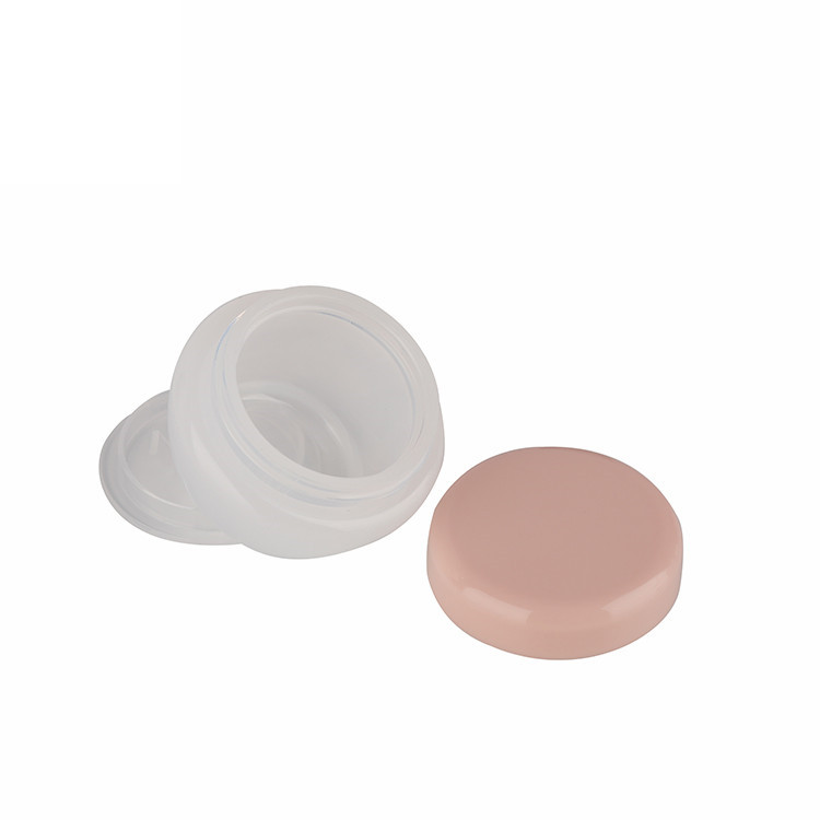 Customer Logo10Ml Transparent Round Cosmetic Packing Plastic Cream Jar