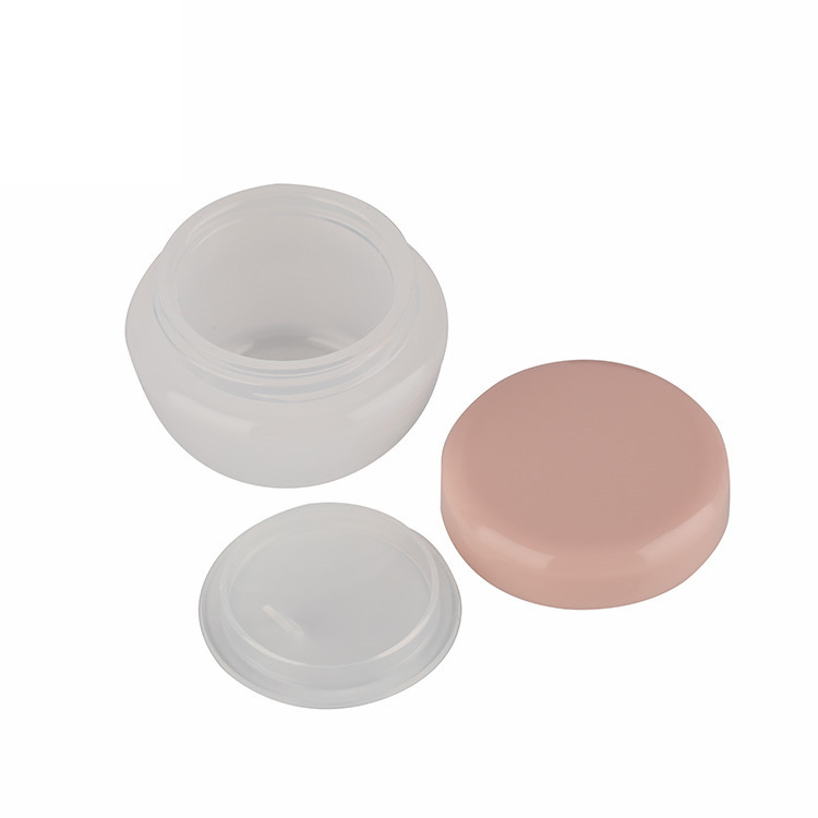 Customer Logo10Ml Transparent Round Cosmetic Packing Plastic Cream Jar
