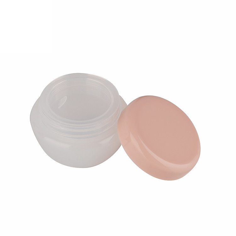 Customer Logo10Ml Transparent Round Cosmetic Packing Plastic Cream Jar