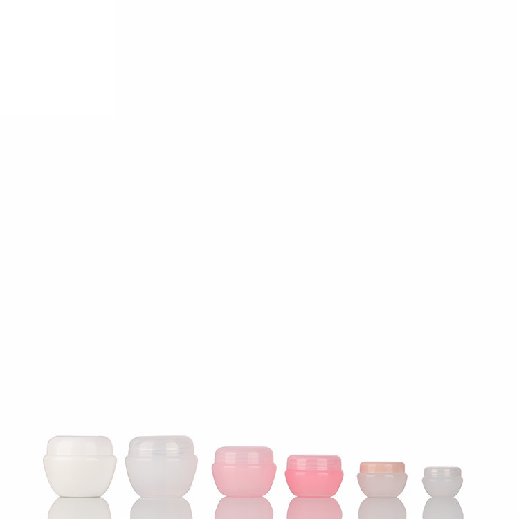 Customer Logo10Ml Transparent Round Cosmetic Packing Plastic Cream Jar