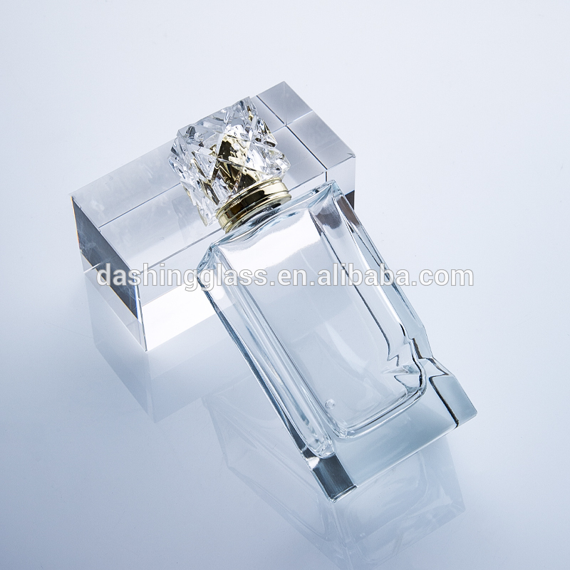 Customise Flacon Perfume Bottle Crimp Neck Botol Parfum Luxury Perfume Bottle 100ml Glass