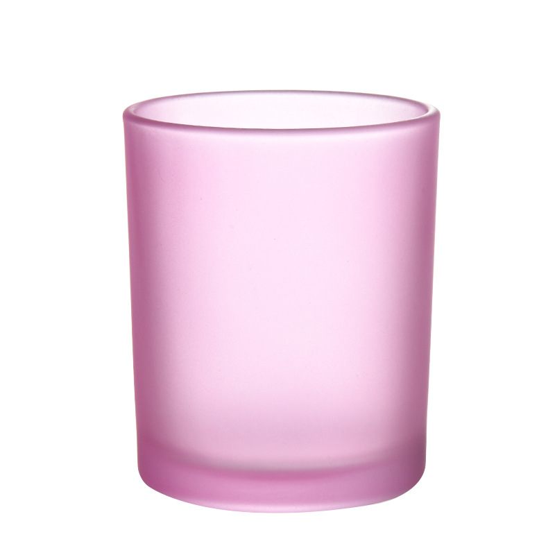 Customised most popular painted scented glass candle jars and lids
