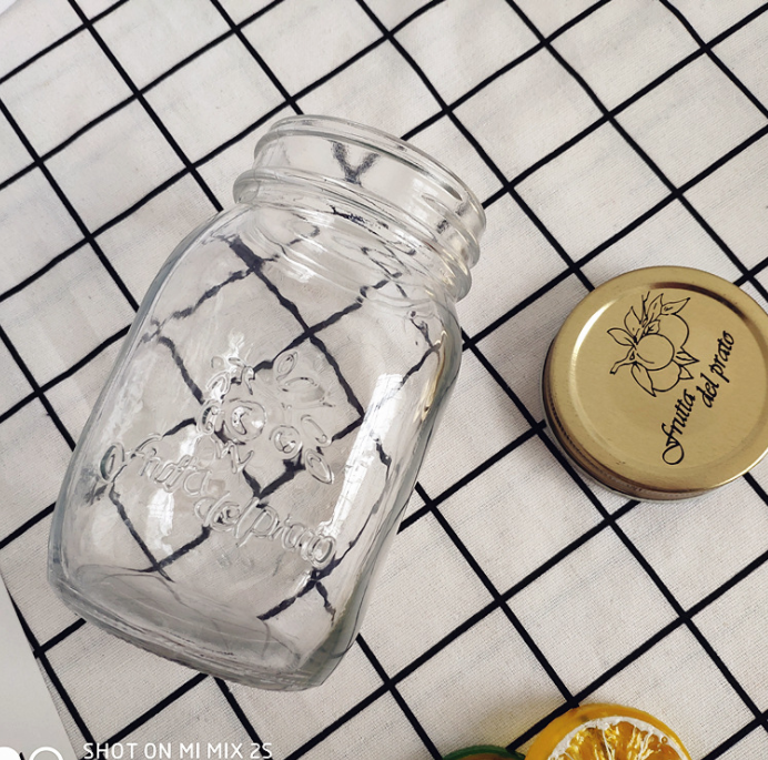 Customizable 150ml 300ml 500ml 1000ml lug cap BPA free new style storage food packaging Glass mason jars
