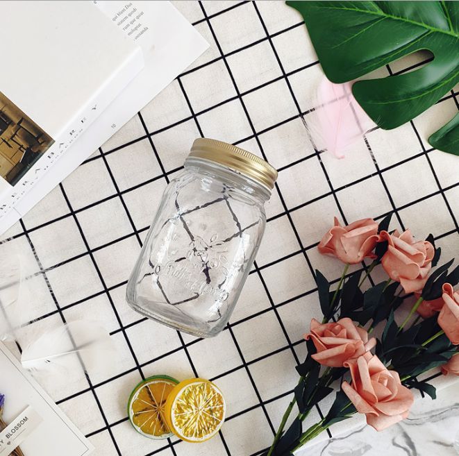 Customizable 150ml 300ml 500ml 1000ml lug cap BPA free new style storage food packaging Glass mason jars