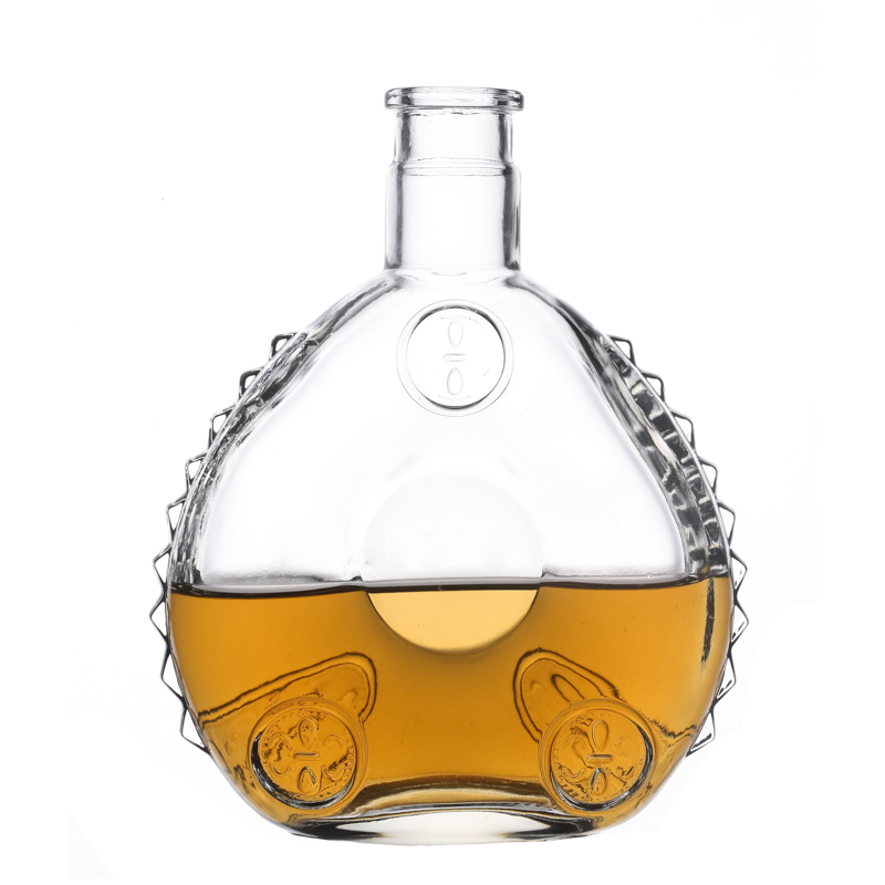 Customizable 500ml Transparent Wine  Glass Bottle Factory