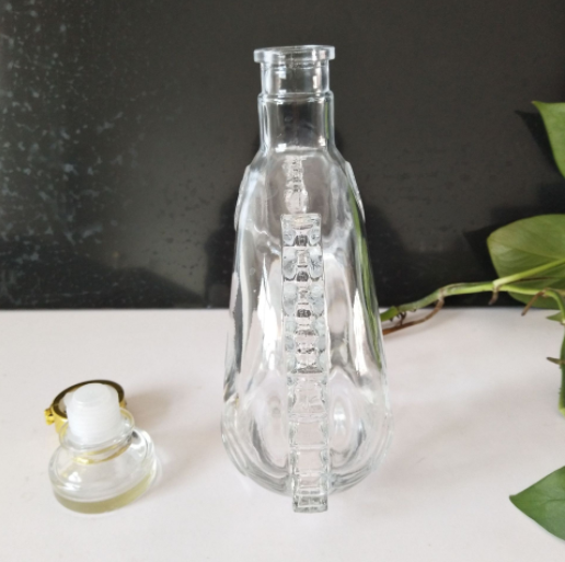 Customizable 500ml Transparent Wine Glass Bottle Factory