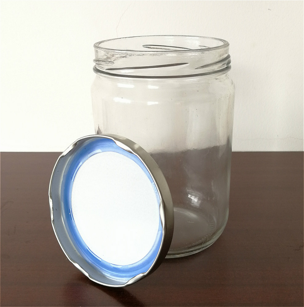 Customizable 500ml food packaging coconuts oil jar glass