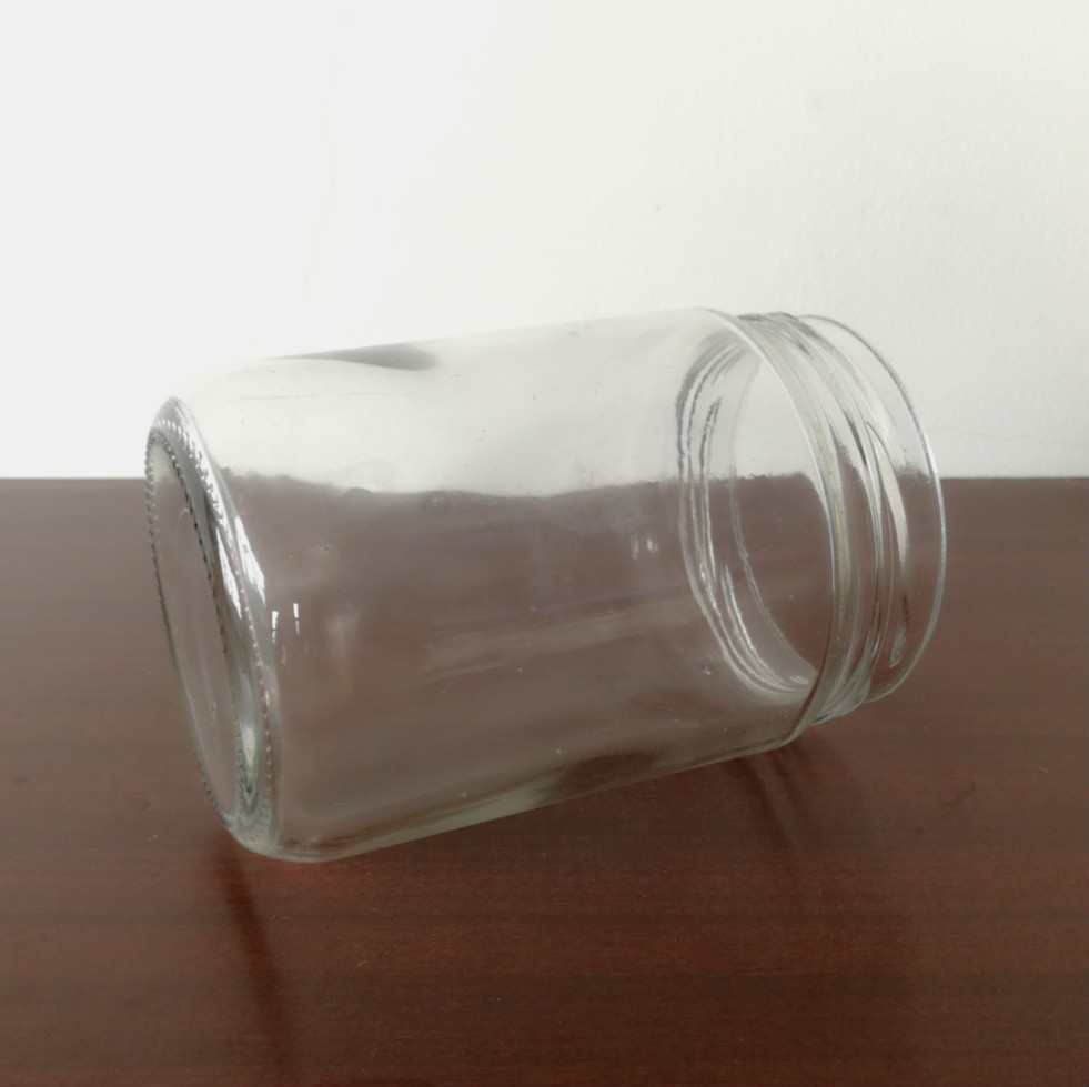Customizable 500ml food packaging coconuts oil jar glass