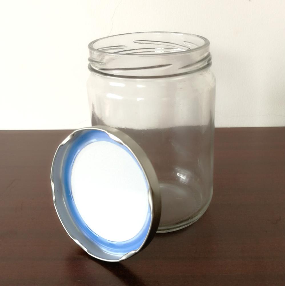 Customizable 500ml food packaging coconuts oil jar glass
