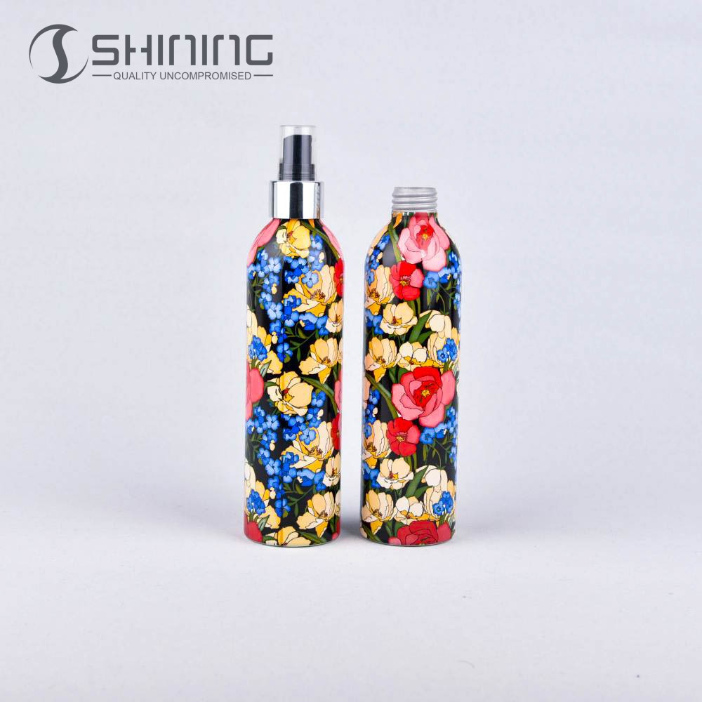 Customizable Aluminum Spray Bottle with Multiple Trigger and lotion pump
