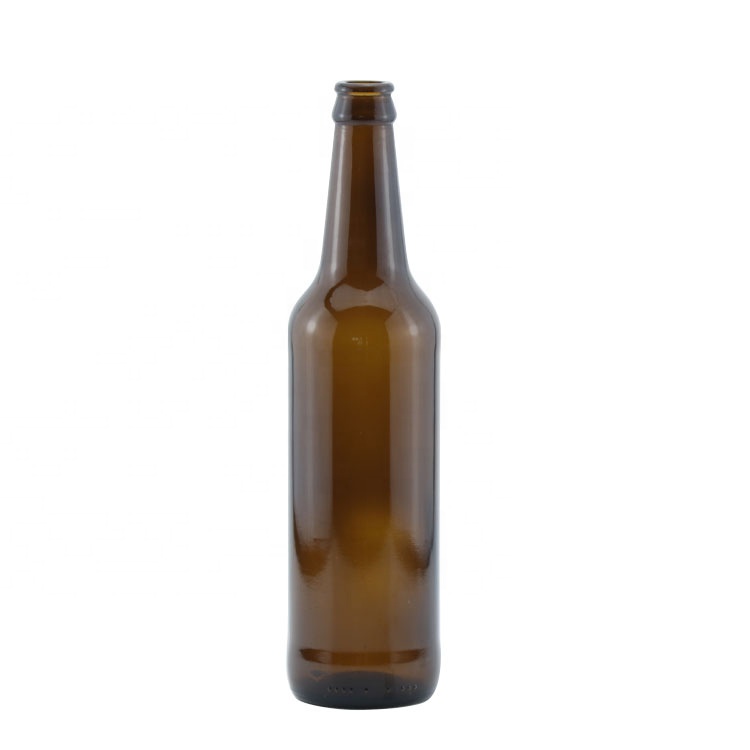 Customizable Amber Wine Glass Bottle Christmas 250ml 500ml Empty Beer Bottles For Packaging