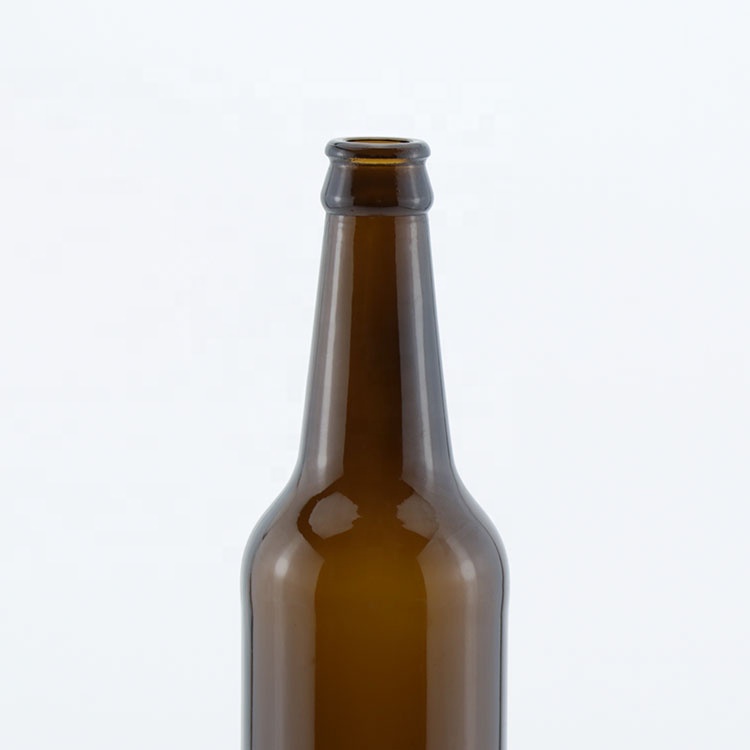 Customizable Amber Wine Glass Bottle Christmas 250ml 500ml Empty Beer Bottles For Packaging