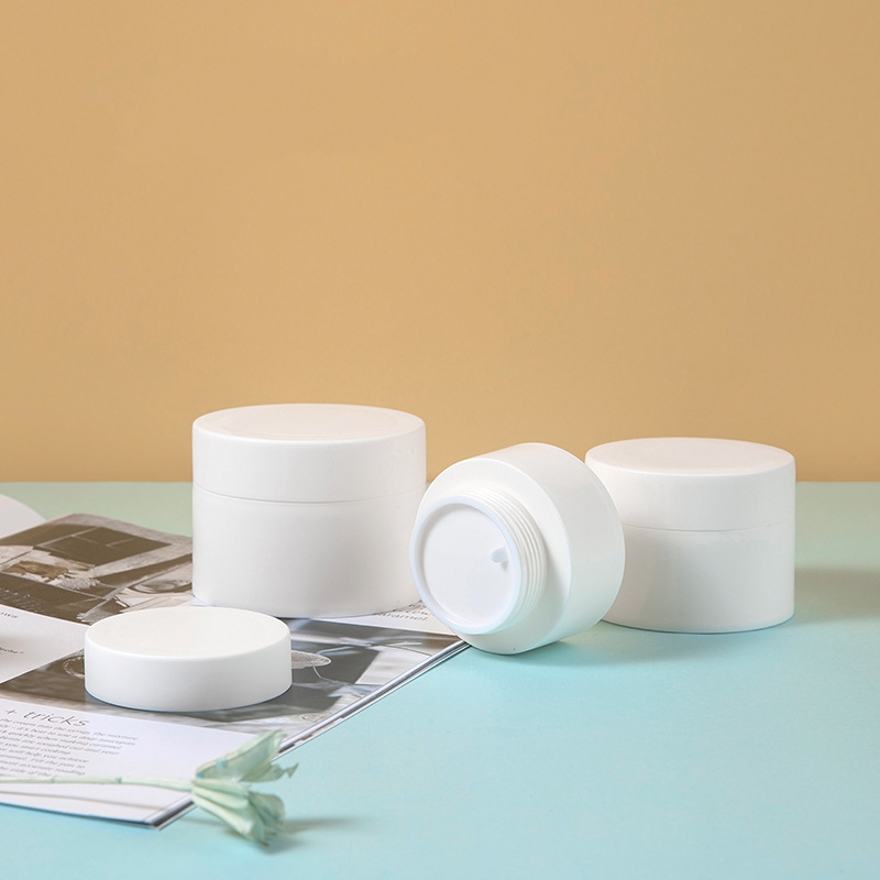 Customizable Cheap Round Shape Cosmetic Containers Acrylic Cream Jar for Cosmetics Packaging