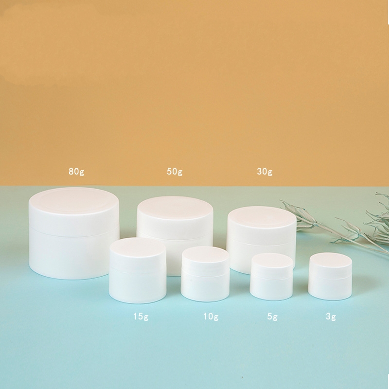 Customizable Cheap Round Shape Cosmetic Containers Acrylic Cream Jar for Cosmetics Packaging