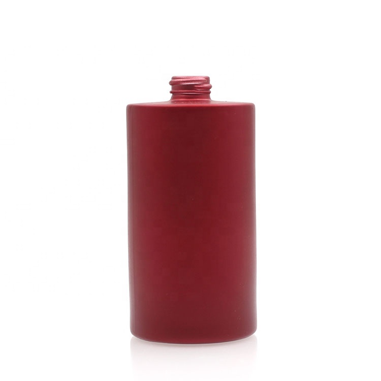 Customizable Logo Cosmetic Empty Glass Bottles Luxury Red Spray Perfume Glass Bottle 50 Ml