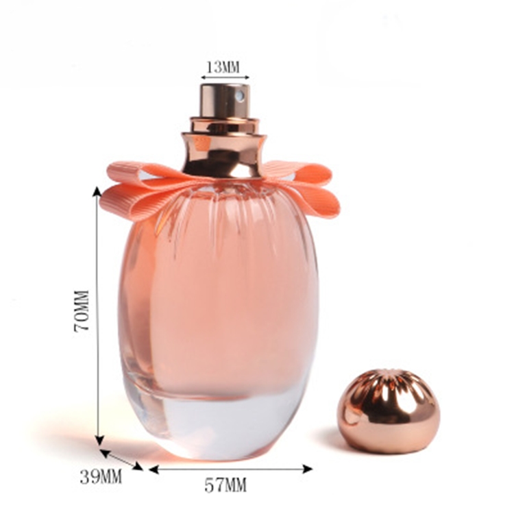 Customizable high-end thick glass perfume bottle