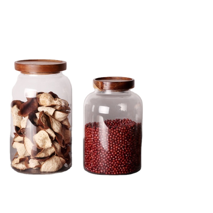 Customizable high quality storage factory direct sale food jar glass