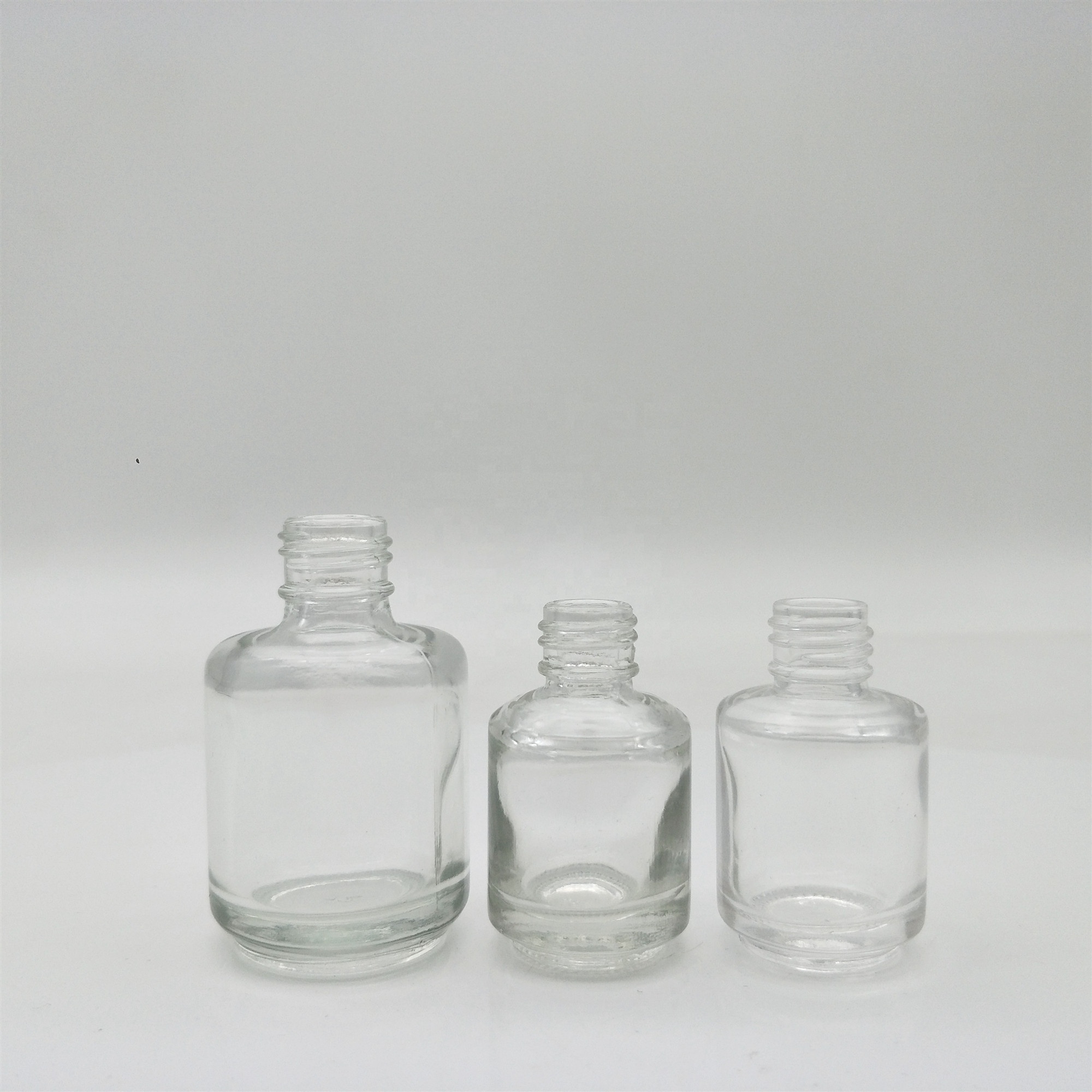 Customizable personal care empty 3ml 5ml 10ml 15ml clear black colorful nail polish bottle