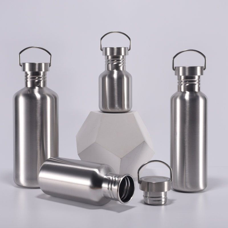 Customizable portable outdoor travel vacuum stainless steel creative water bottle