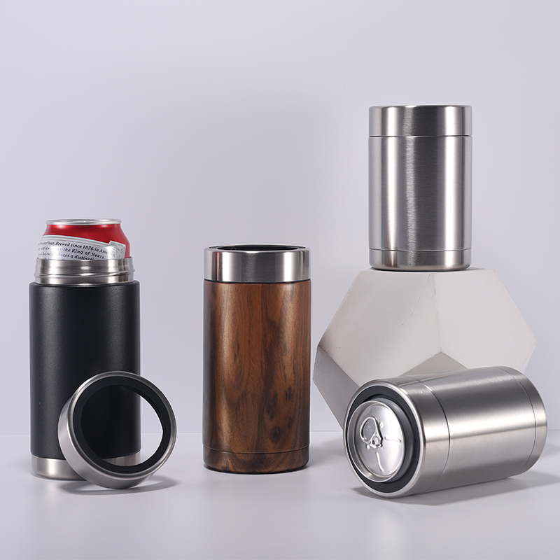 Customizable portable outdoor travel vacuum stainless steel creative water bottle