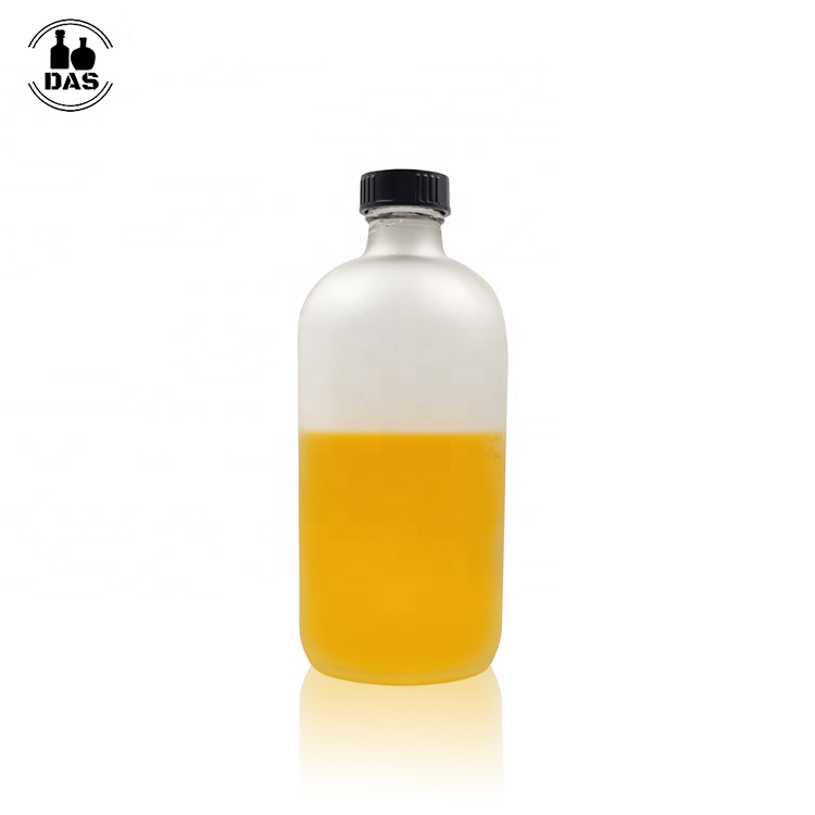 Customize 1oz 2oz 4oz 8oz Amber Blue Clear Skincare Beverage Lotion Pharmaceutical Boston Round Glass Bottle