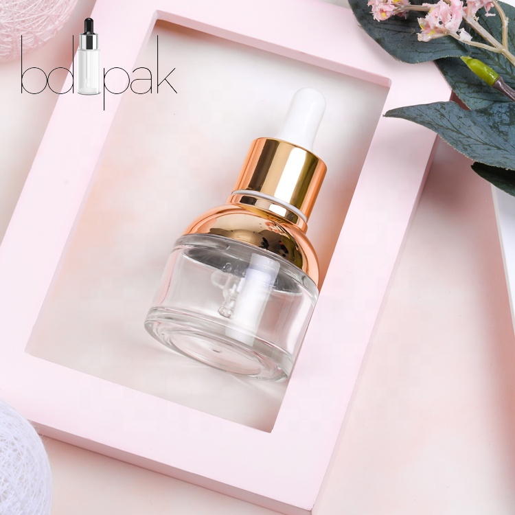 Customize Cap Nail Polish Bottles Wholesale Clear Glass Cosmetic Package Cosmetic Packaging Plastic Screen Printing Screw Cap