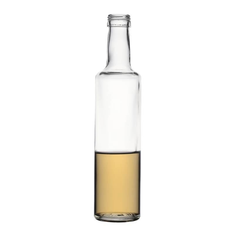 Customize Clear Square High Quality Manufacturers Glass Olive Oil Bottle with Cap 380ml 530ml Square Oil Glass Bottle
