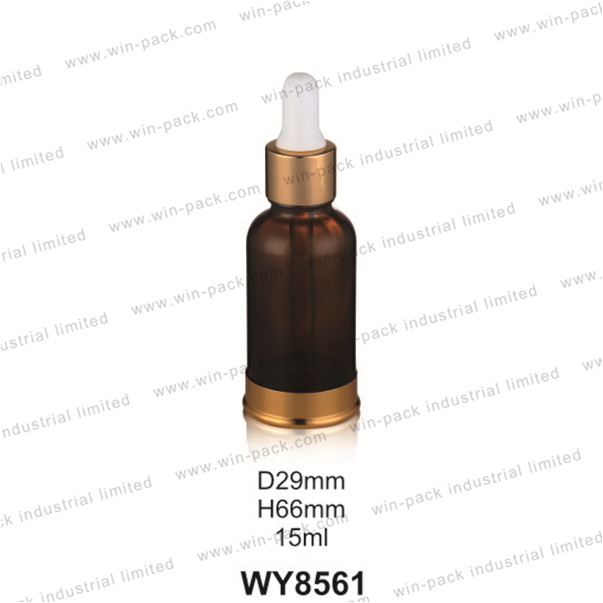 Customize Cosmetic 5ml 10ml 15ml 20ml 30ml 50ml 100ml Essential Oil Clear Amber Glass Dropper Bottle