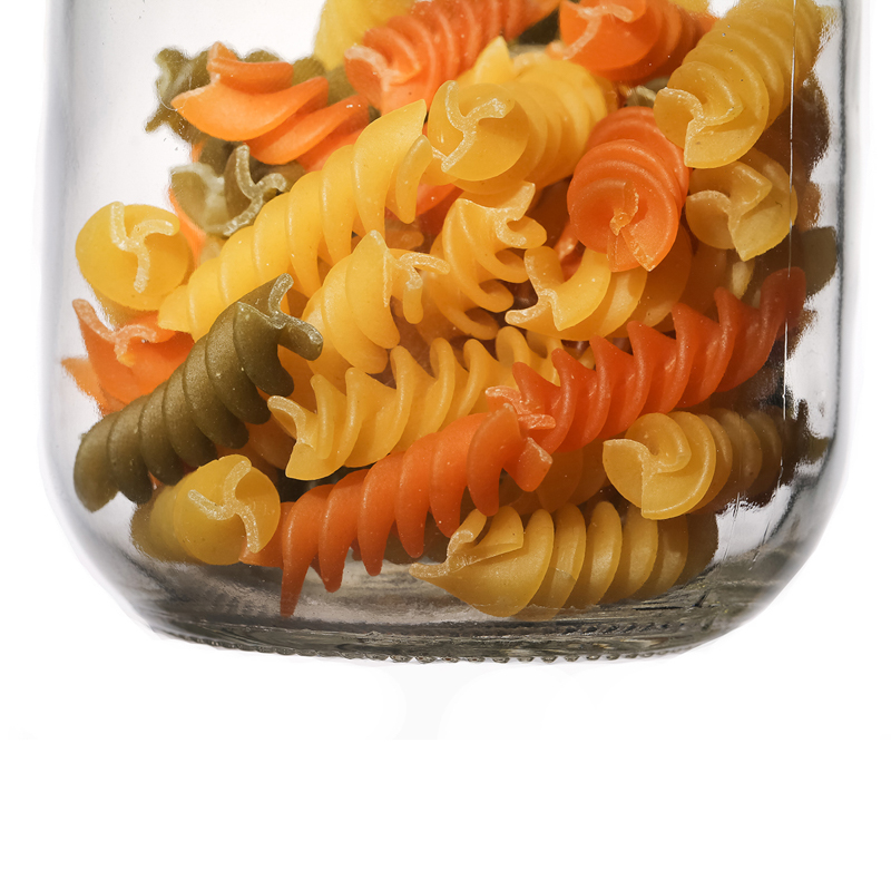 Customize Glass Jars and Bottles Storage Clear Empty Screw Top Round Food Glass Jar