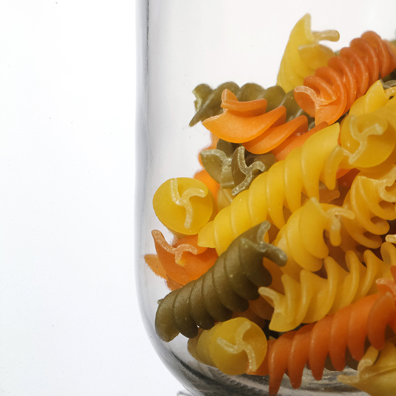 Customize Glass Jars and Bottles Storage Clear Empty Screw Top Round Food Jar Glass