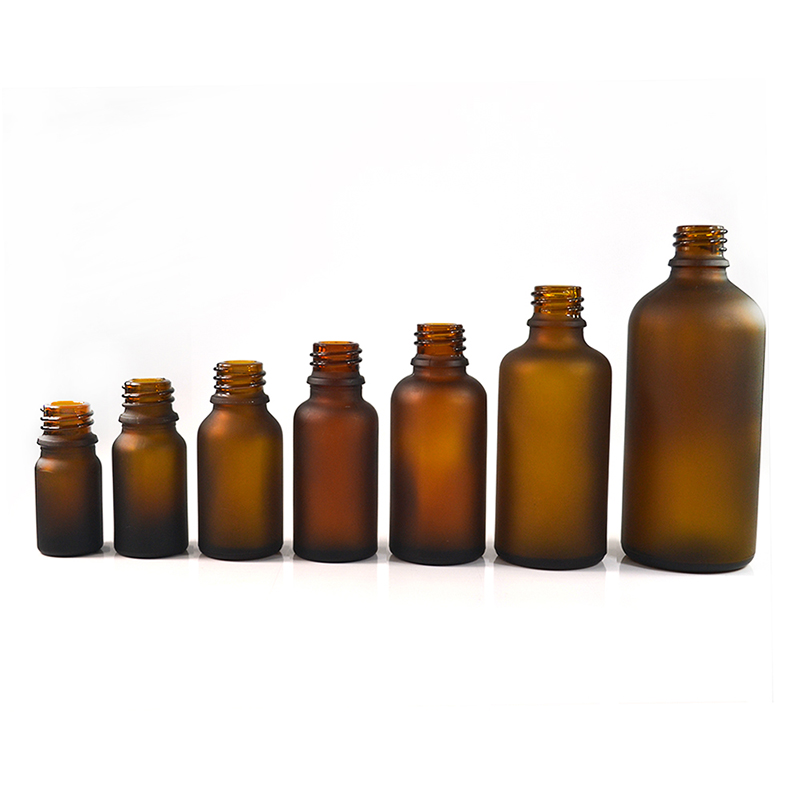 Customize Label 30ml 100ml 1oz 2oz Colorful Perfume Dropper Bottle Glass Black Cosmetic with Pump Cap