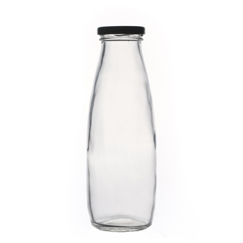 Customize Lead Free 200ml 250ml 500ml 1000ml Milk Glass Bottles with Lids