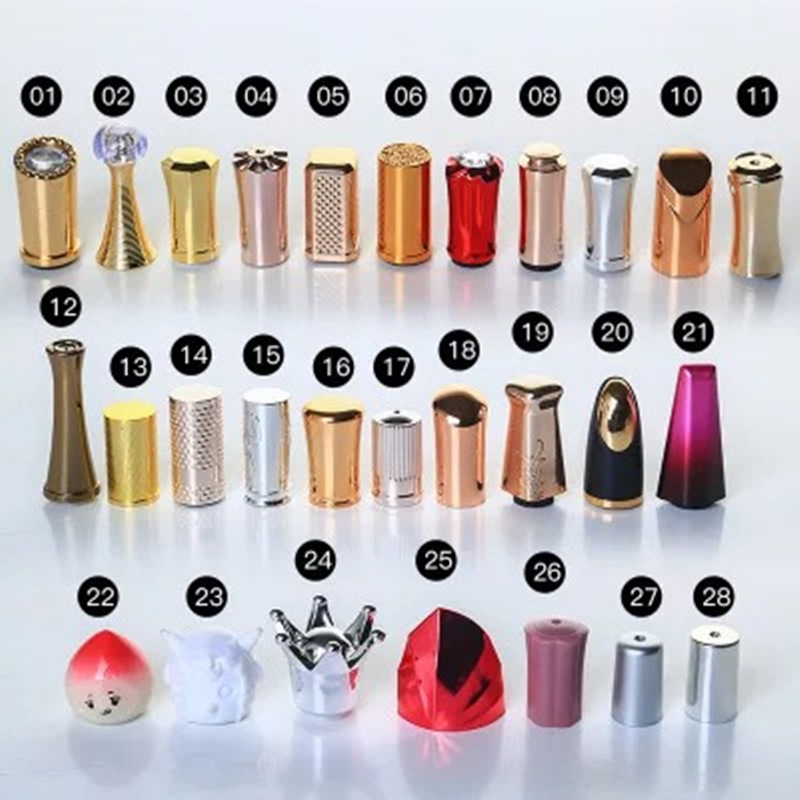Customize Mini Empty Fancy Glass Clear Nail Polish Bottle With Brush