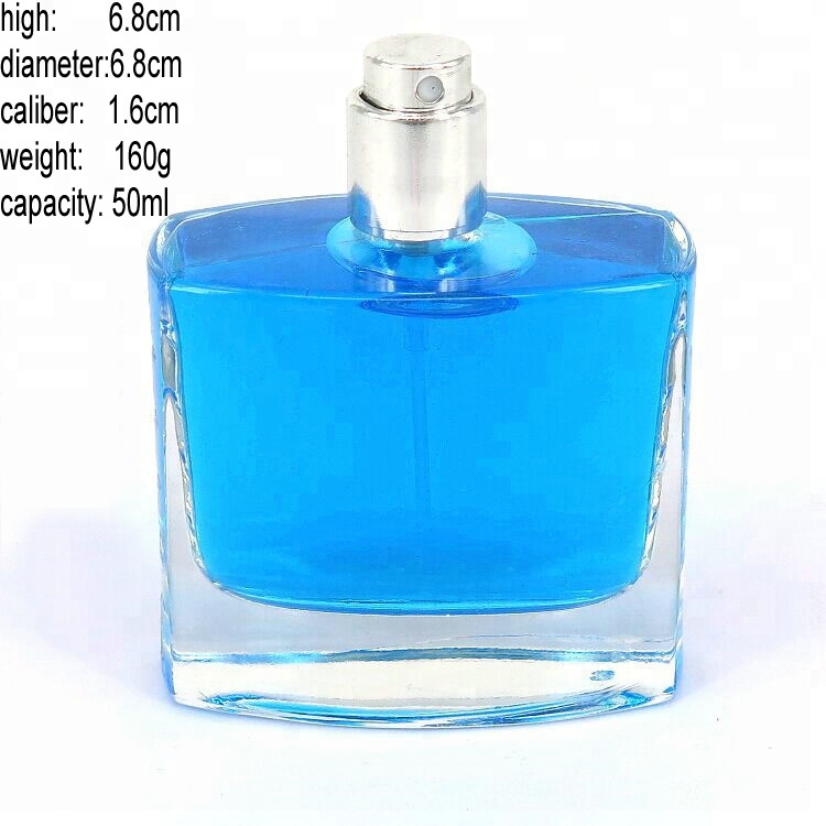 Customize Spheroidal type glass perfume spray bottle with 60ml