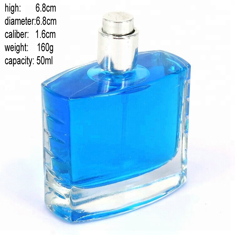 Customize Spheroidal type glass perfume spray bottle with 60ml
