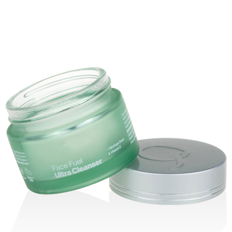 Customize color and logo body scrub use glass jar for cosmetics cosmetic jar bottle 5g 10g 15g 20g 30g 50g 100g 2oz 200g 4oz