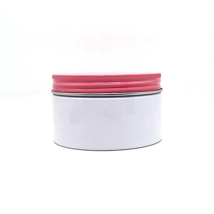 Customize cosmetic body scrubs plastic containers 150ml white Plastic PET empty jars for lotions and creams