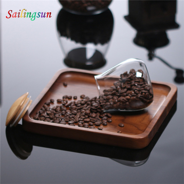 Customize logo acceptable hicked reinforced bamboo lid handmade pyrex glass jar