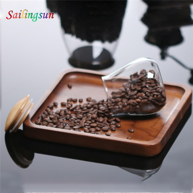 Customize logo acceptable hicked reinforced bamboo lid handmade pyrex glass jar