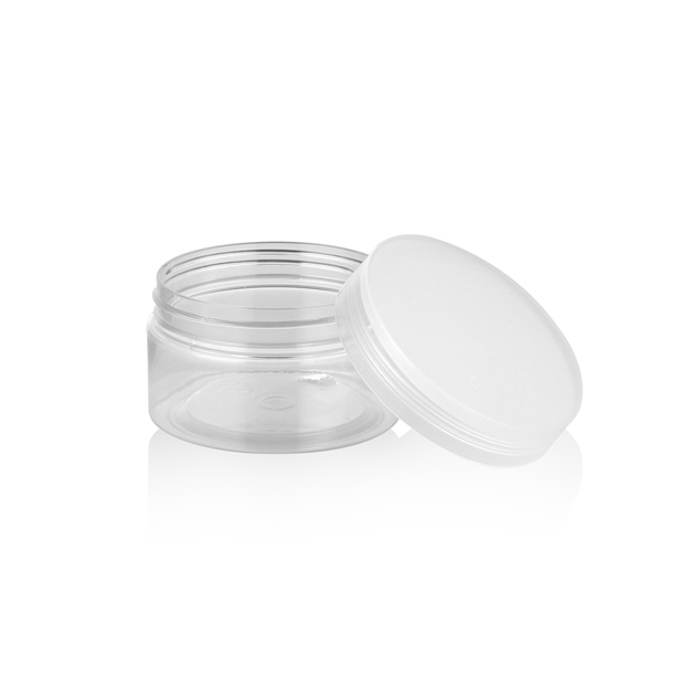 Customized 100Ml Cosmetic Luxury Plastic Pet Beauty Cream Round Jar
