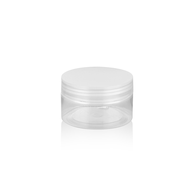 Customized 100Ml Cosmetic Luxury Plastic Pet Beauty Cream Round Jar